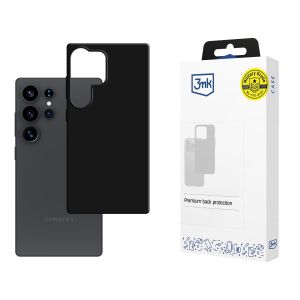Coque en silicone pour Samsung Galaxy S25 Ultra - 3mk HARDY® Mellow Case™ Noir