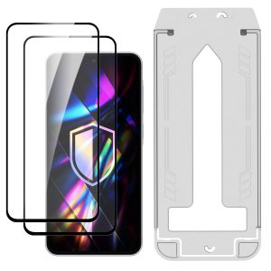 2x verre trempé avec applicateur ProFIT™ pour Samsung Galaxy A56 – 3mk HARDY® Hardura 9H™
