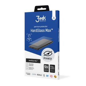 Verre anti-espion pour Apple iPhone 12/12 Pro - 3mk HardGlass Max Privacy