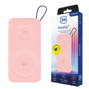 Powerbank 3mk PastelUp 10 000mAh 22,5W MagSafe QI USB-A USB-C Lightning