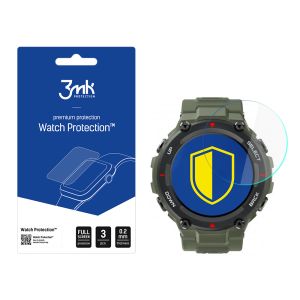 Verre de protection pour montre connectée Xiaomi Amazfit T-Rex 1.3 - 3mk Watch Protection