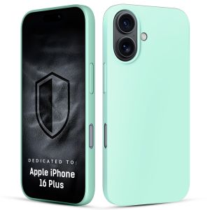 Coque en silicone avec MagSafe pour Apple iPhone 16 Plus - 3mk HARDY® Mellow MagCase™ Teal