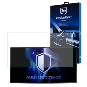 Film de protection mat pour l'écran du tableau de bord pour AUDI Q8 (2018 - 2026) – 3mk TechWrap Matte Cluster™