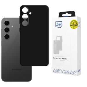 Coque en silicone pour Samsung Galaxy S24 FE - 3mk HARDY® Mellow Case™ Noir