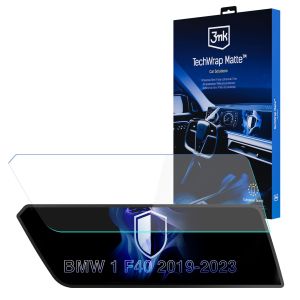 Film protecteur mat pour l'écran du système de navigation pour BMW 1 F40 (2019 - 2023) – 3mk TechWrap Matte™ Center Display