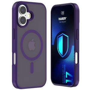 Etui Smoked MagSafe do Apple iPhone 17 – 3mk HARDY® Hazy MagCase™ Purple