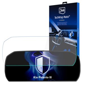 Film de protection mat pour l'écran du tableau de bord pour Kia Picanto III (2023 - ) – 3mk TechWrap Matte Cluster™