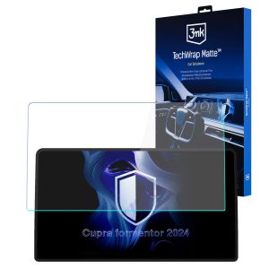 Film protecteur mat pour l'écran d'affichage de navigation de Cupra Formentor (2024 - ) – 3mk TechWrap Matte™ Center Display