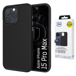 Coque blindée avec MagSafe pour Apple iPhone 15 Pro Max - 3mk HARDY® Shockproof MagCase™