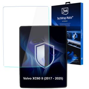 Film de protection mat pour écran d'affichage de navigation pour Volvo XC60 II (2017 - 2025) – 3mk TechWrap Matte™ Center Display