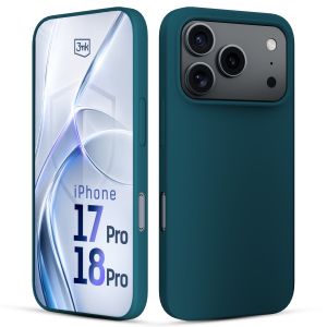 Coque en silicone pour Apple iPhone 17 Pro/ 18 Pro - 3mk HARDY® Mellow Case™ Vert