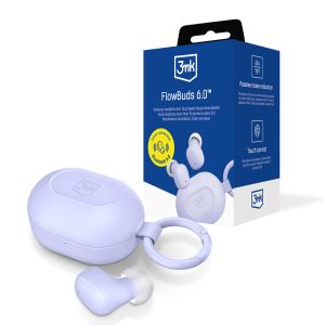 Écouteurs sans fil TWS 3mk FlowBuds 6.0™ Lavender