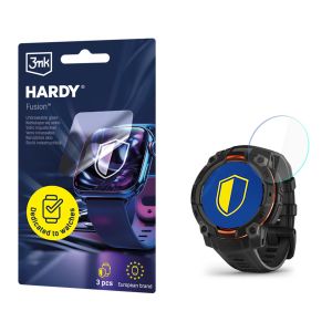 Verre hybride pour smartwatch Garmin Instinct 3 45mm (Amoled, Solar) - 3mk HARDY® Fusion Watch Protection™