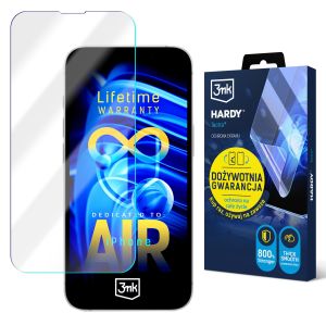 Film super résistant pour Apple iPhone Air - 3mk HARDY® Tectra™ (garantie à vie)