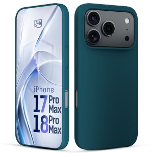 Coque en silicone pour Apple iPhone 17 Pro Max/ 18 Pro Max - 3mk HARDY® Mellow Case™ Vert