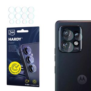 Verre de protection d'objectif pour l'appareil photo de Motorola Edge 50 Pro - 3mk HARDY® Fusion Lens Protection™