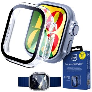 Étui avec verre trempé pour Apple Watch Ultra/ Ultra 2/ Ultra 3 - 3mk Satin Armor WatchCase+™ Clear
