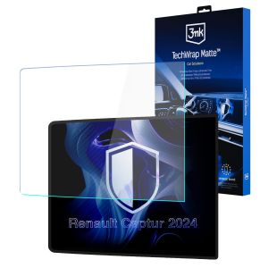 Film protecteur mat pour l'écran d'affichage de navigation de Renault Captur (2024 - ) – 3mk TechWrap Matte™ Center Display