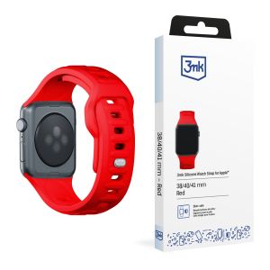 Le bracelet en silicone pour 38/40/41/42 mm Red (small) - 3mk Silicone Watch Strap
