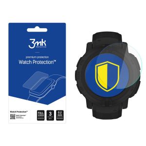 Verre de protection pour montre connectée Garmin Instinct 2/Solar - 3mk Watch Protection
