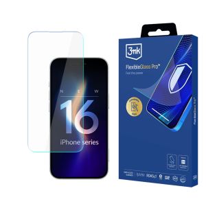 Verre incassable pour Apple iPhone 16 Pro - 3mk FlexibleGlass Pro