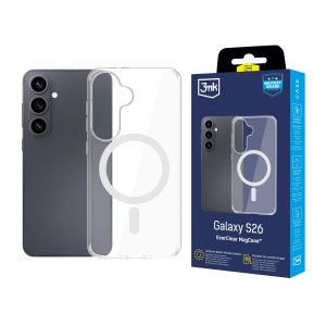 Coque robuste avec MagSafe pour Samsung Galaxy S26 - 3mk EverClear MagCase