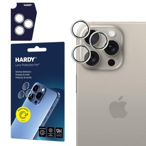 Protection de l'objectif pour Apple iPhone 15 Pro Max - HARDY Lens Protection Pro Natural