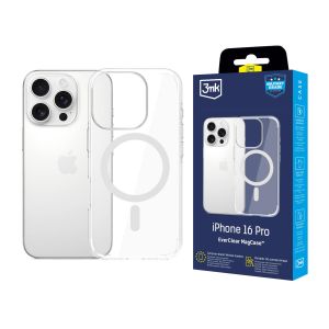 Coque robuste avec MagSafe pour Apple iPhone 16 Pro - 3mk EverClear MagCase