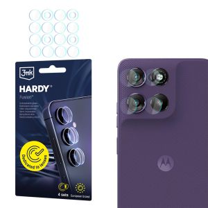 Verre de protection d'objectif pour l'appareil photo de Motorola Moto G67/ Moto G77 - 3mk HARDY® Fusion Lens Protection™