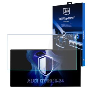 Film de protection mat pour l'écran du tableau de bord pour AUDI Q7 (2019 - 2024) – 3mk TechWrap Matte Cluster™
