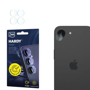 Verre de protection d'objectif pour l'appareil photo de Apple iPhone 16E/ iPhone 17E - 3mk HARDY® Fusion Lens Protection™