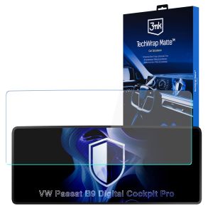 Film de protection mat pour l'écran du tableau de bord pour VW Passat B9 Digital Cockpit Pro (2024 - ) – 3mk TechWrap Matte Cluster™