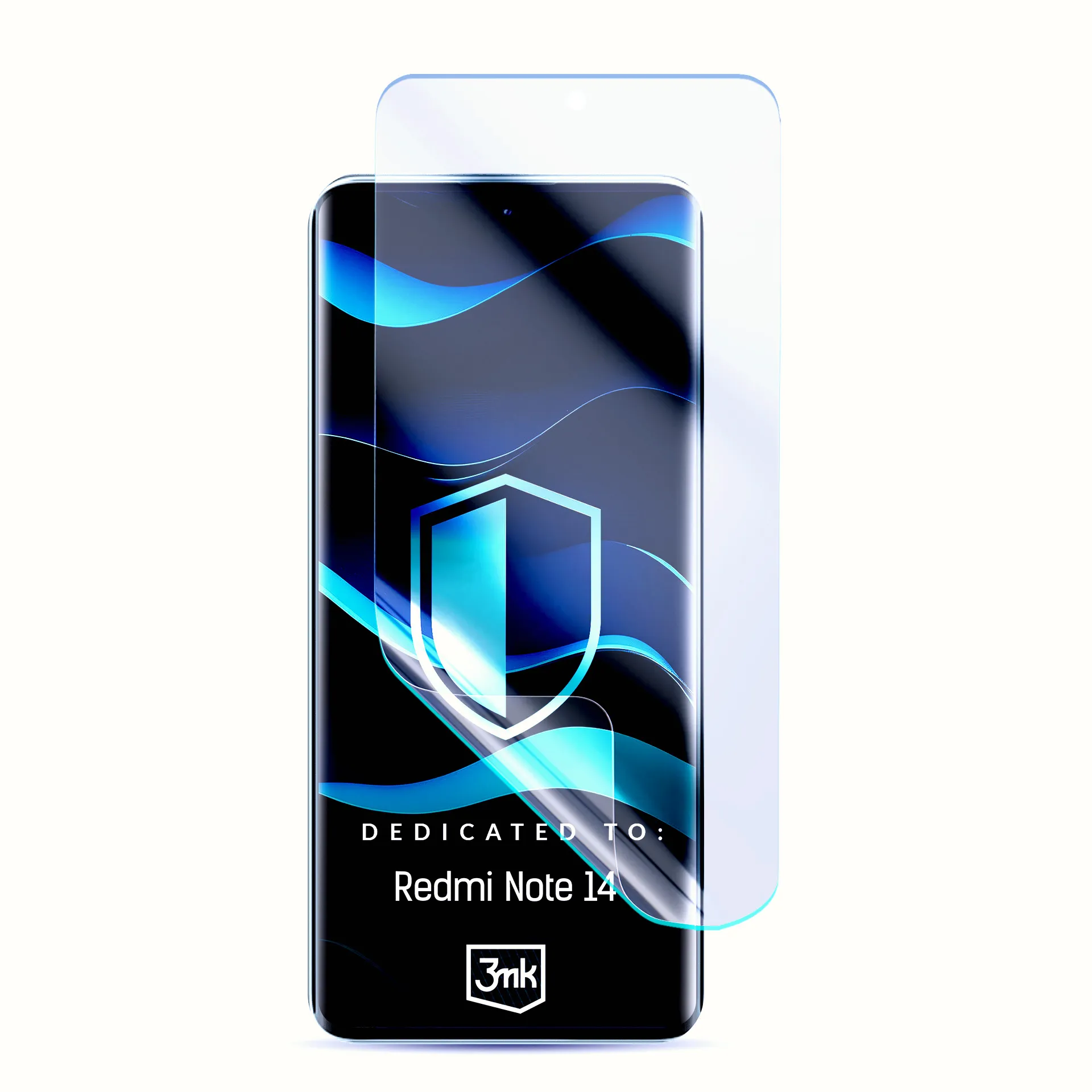 Verre hybride incassable pour Redmi Note 14 4G - 3mk FlexibleGlass™