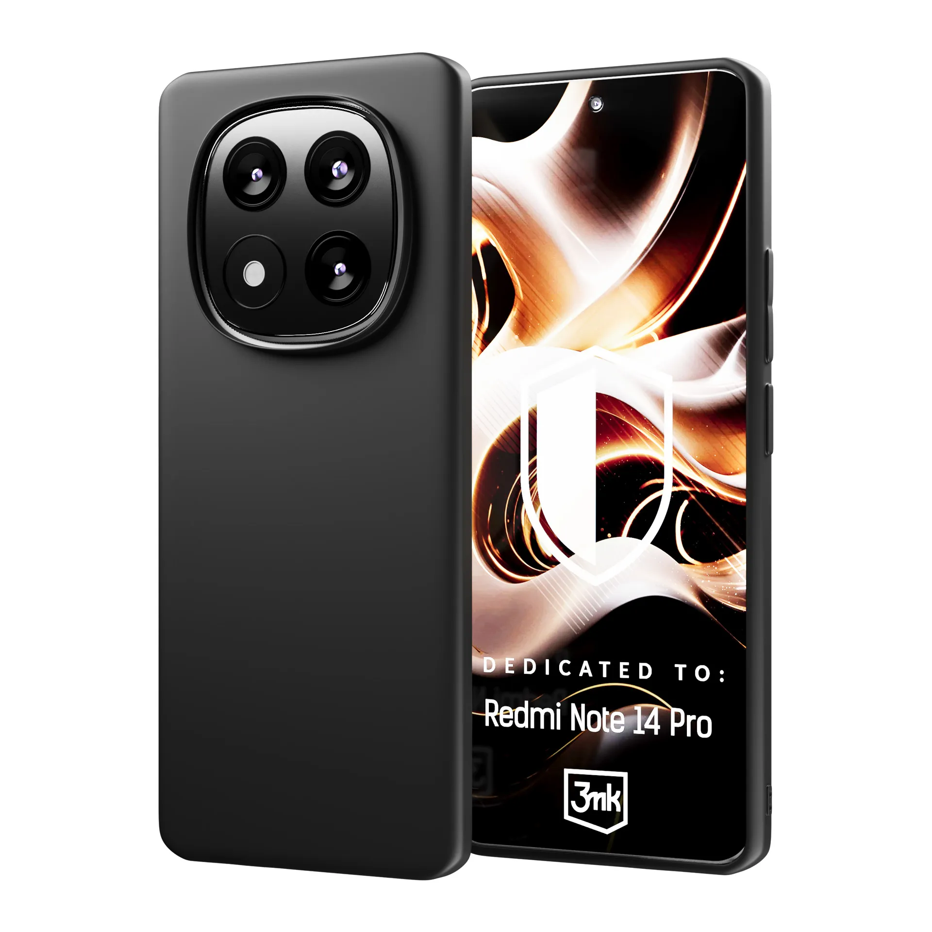 Coque pour Redmi Note 14 Pro 5G - 3mk Matt Case Noir