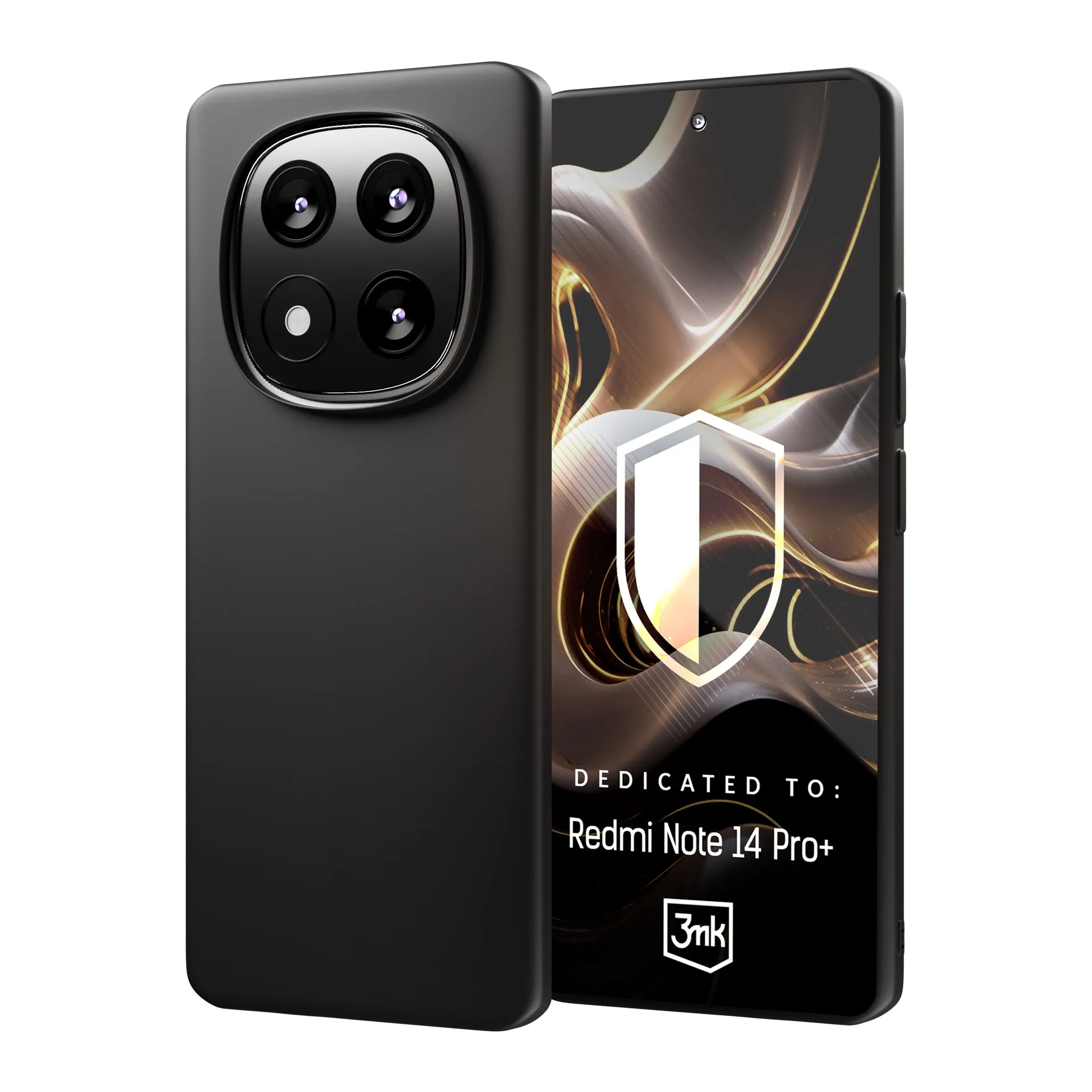 Coque pour Redmi Note 14 Pro+ - 3mk Matt Case Noir
