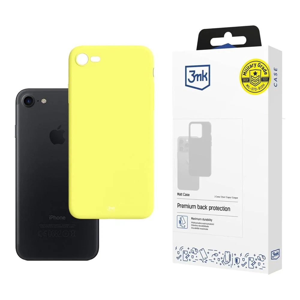 Coque pour Apple iPhone 7/8/SE 2020/2022 - 3mk Matt Case Lime