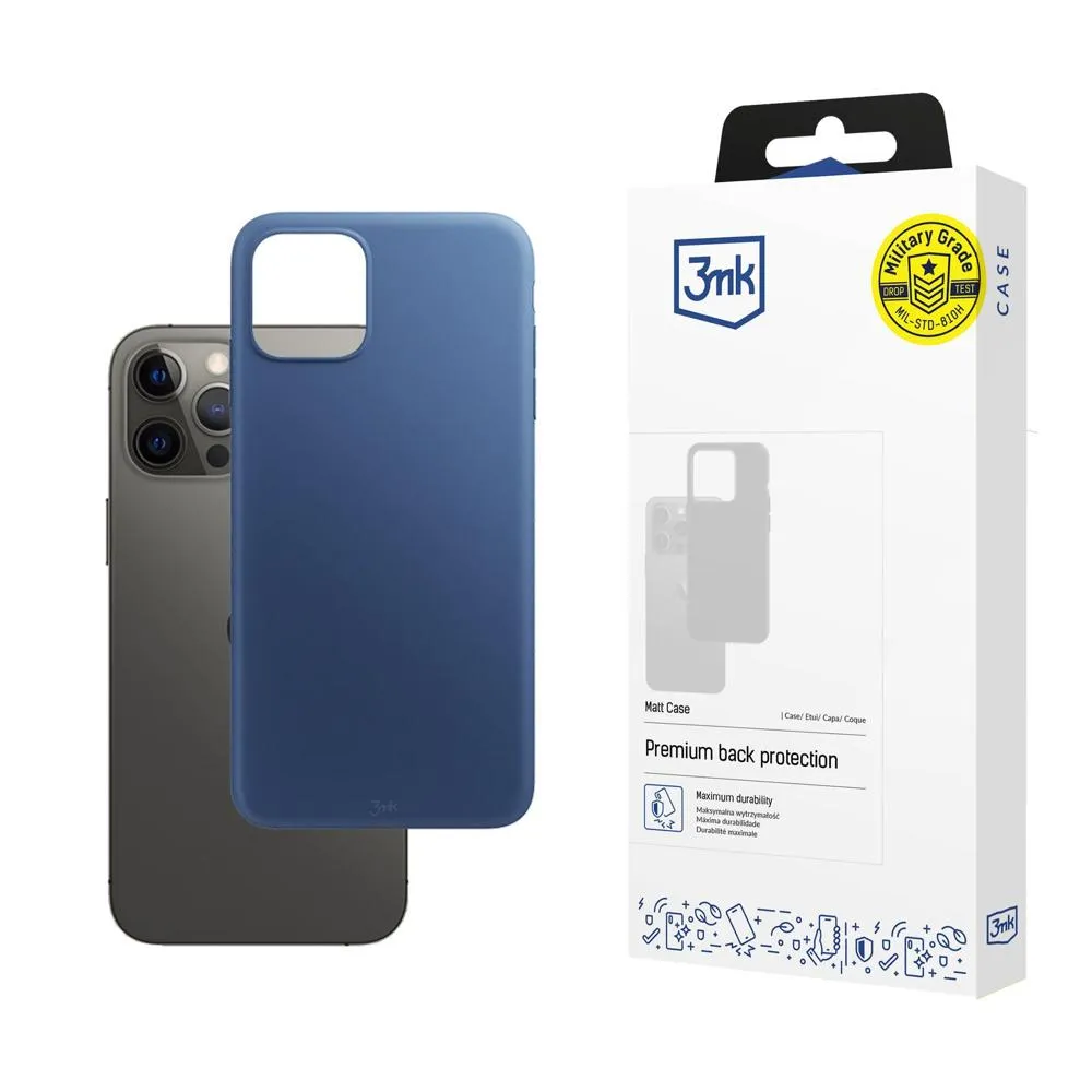Coque pour Apple iPhone 12 Pro Max - 3mk Matt Case Myrtille