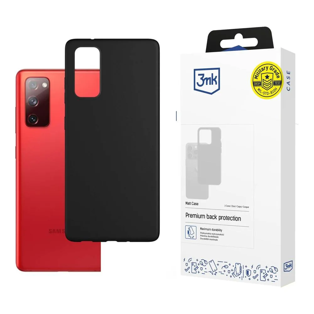 Coque pour Samsung Galaxy S21 FE 5G - 3mk Matt Case Noir