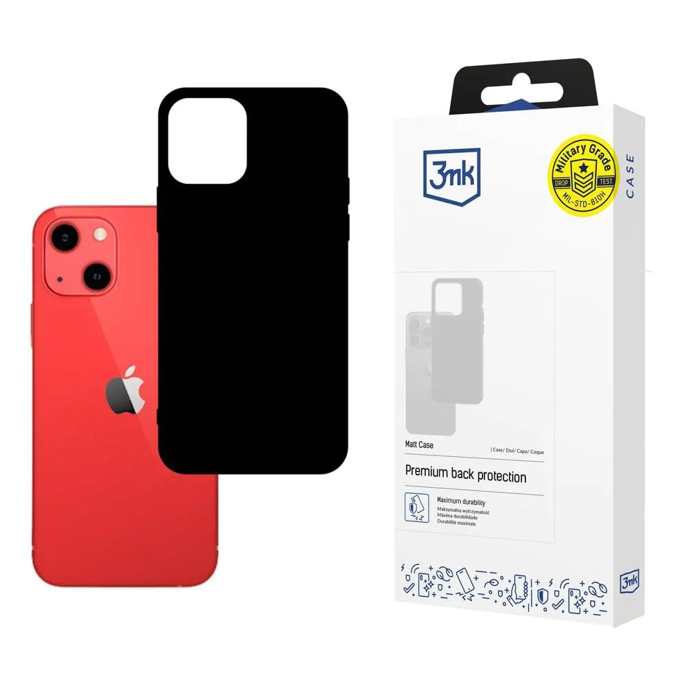 Coque pour Apple iPhone 13 - 3mk Matt Case Noir