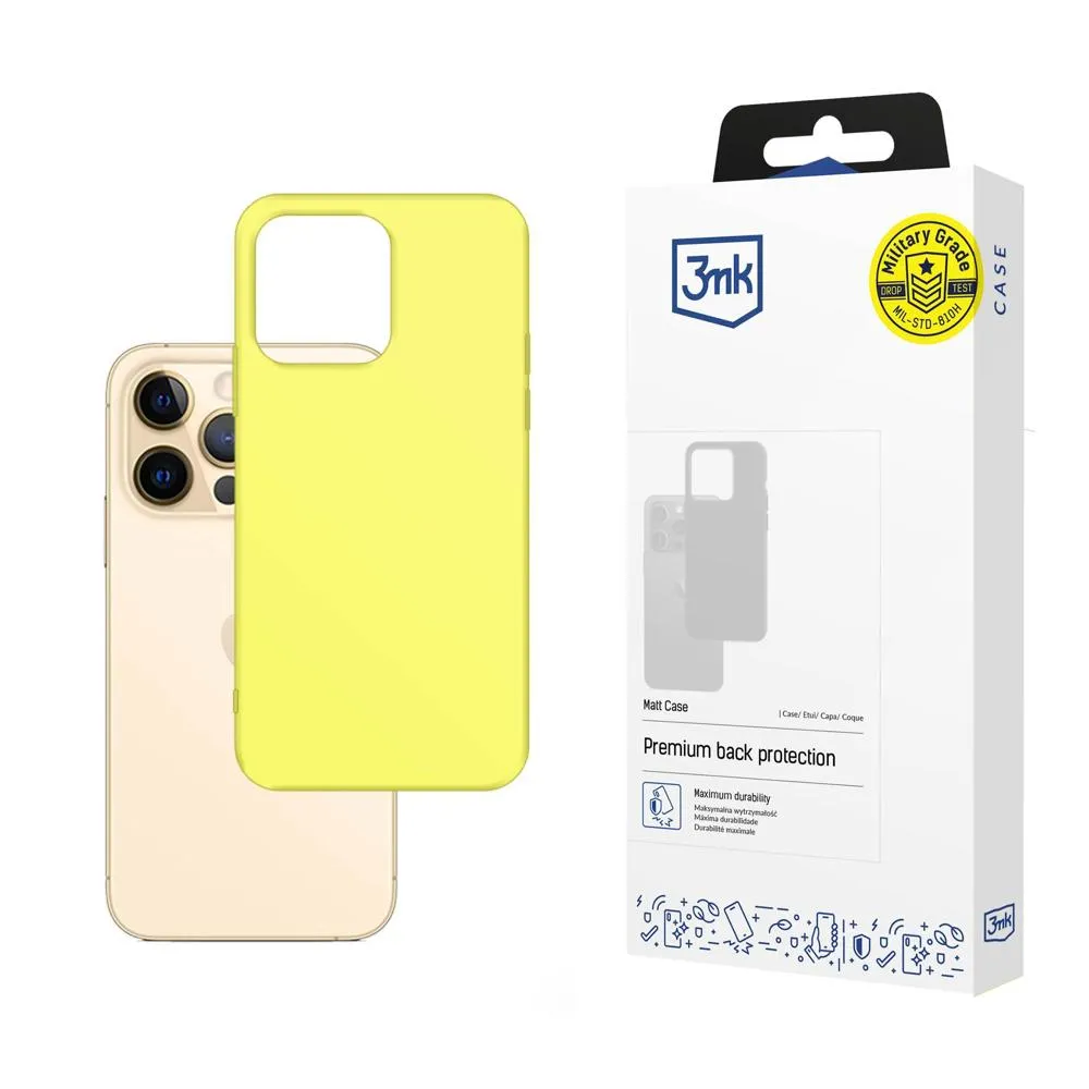 Coque pour Apple iPhone 13 Pro - 3mk Matt Case Lime