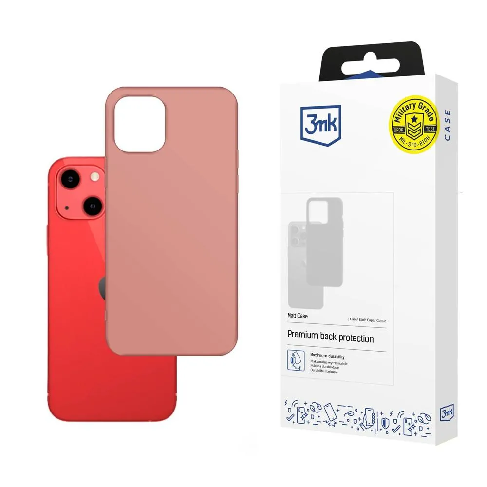 Coque pour Apple iPhone 13 Mini - 3mk Matt Case Litchi