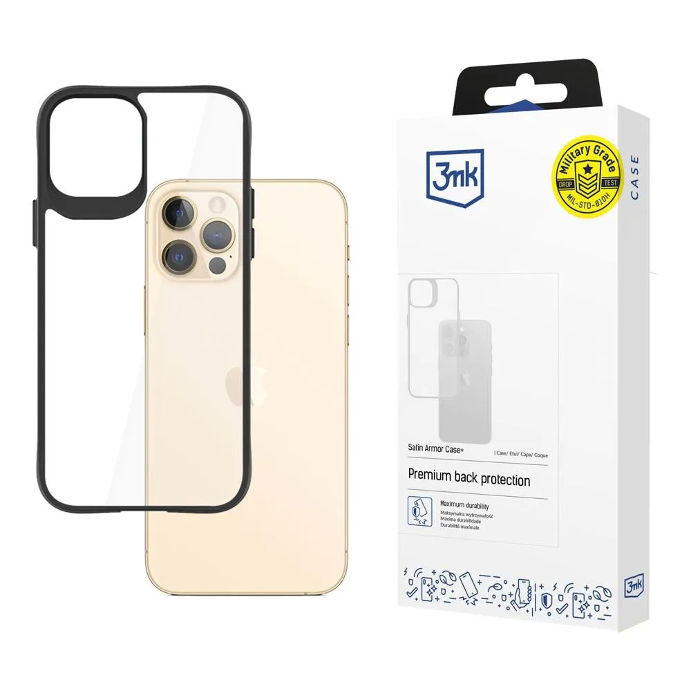 Coque pour Apple iPhone 12 Pro Max - 3mk Satin Armor Case+