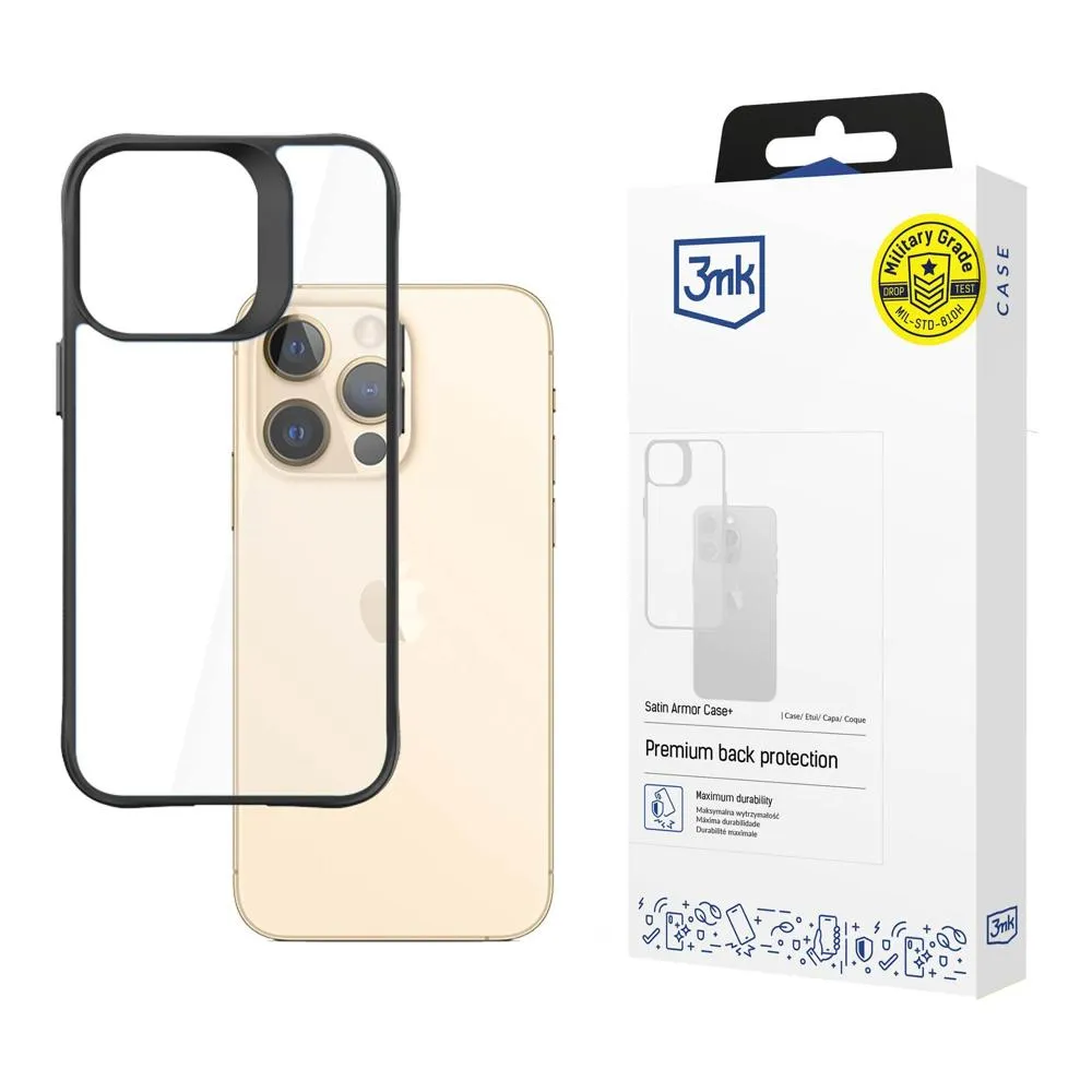 Coque pour Apple iPhone 13 Pro Max - 3mk Satin Armor Case+