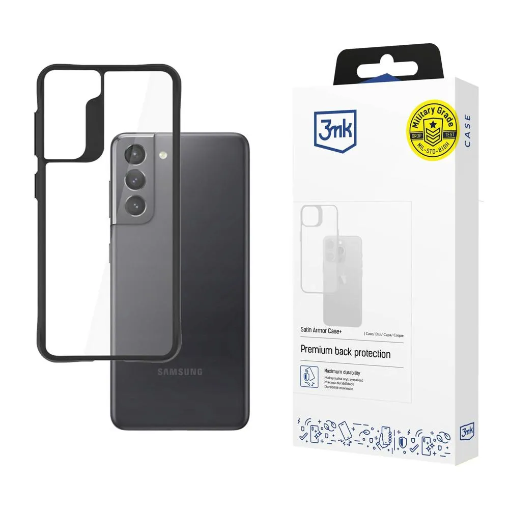Coque pour Samsung Galaxy S21 5G - 3mk Satin Armor Case+