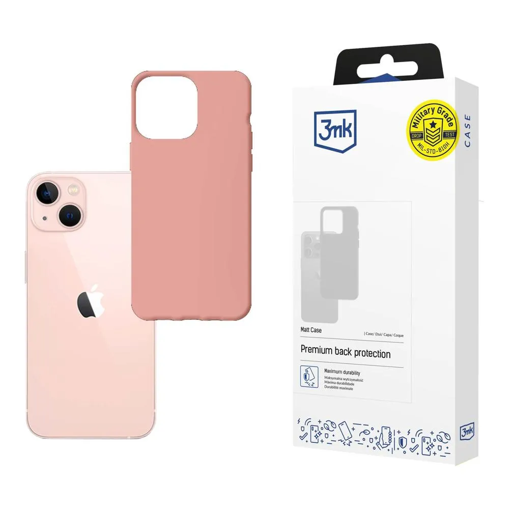 Coque pour Apple iPhone 14 - 3mk Matt Case Litchi