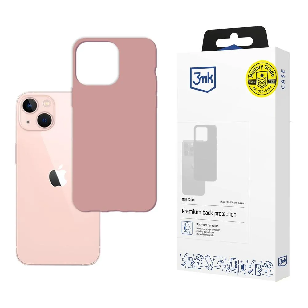 Coque pour Apple iPhone 14 Plus - 3mk Matt Case Litchi