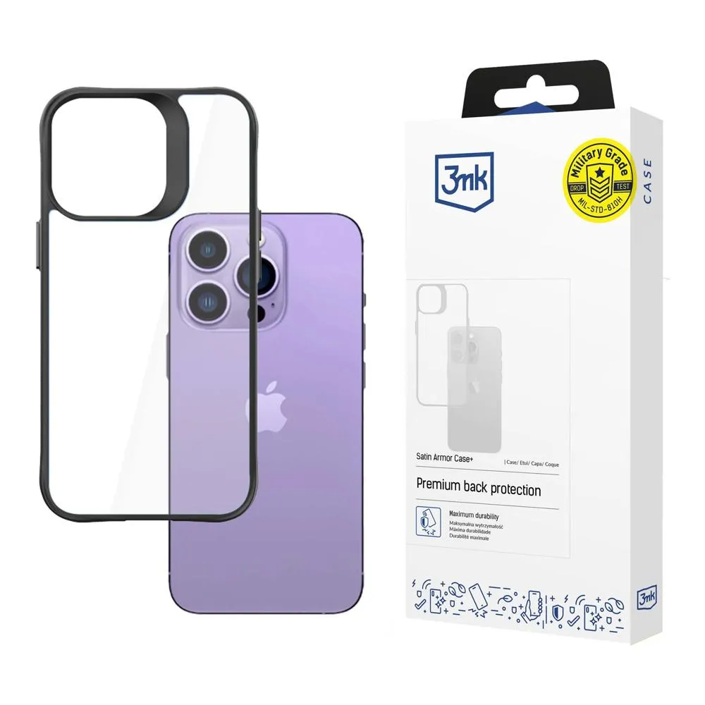 Coque pour Apple iPhone 14 Pro Max - 3mk Satin Armor Case+