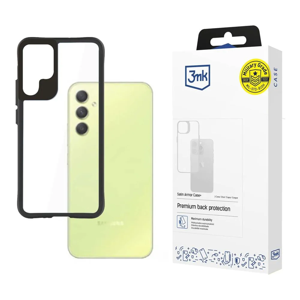 Coque pour Samsung Galaxy A34 5G - 3mk Satin Armor Case+
