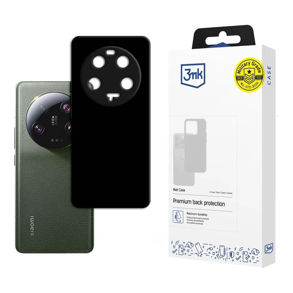 Coque pour Xiaomi 13 Ultra 5G - 3mk Matt Case Noir