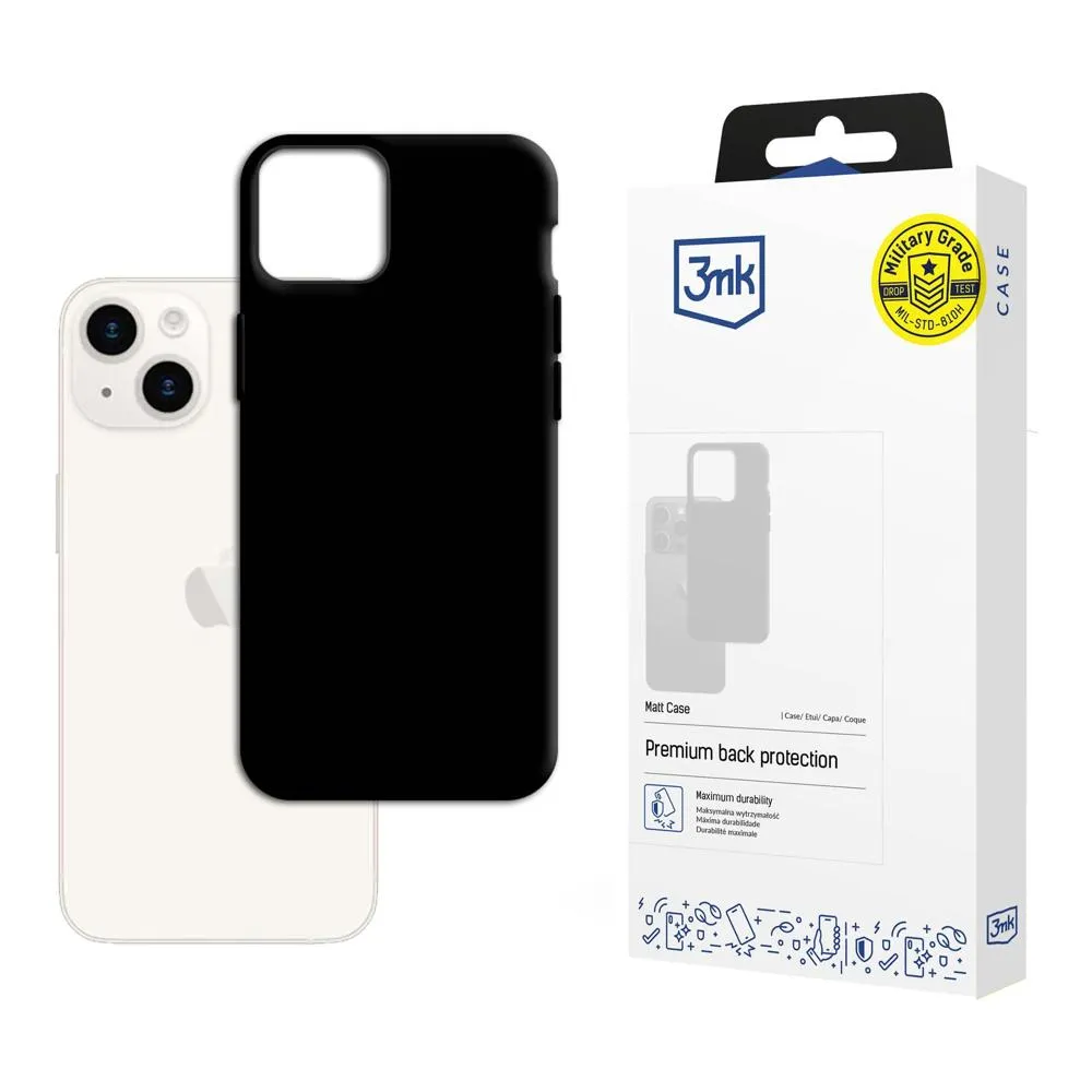 Coque pour Apple iPhone 15 Plus - 3mk Matt Case Noir